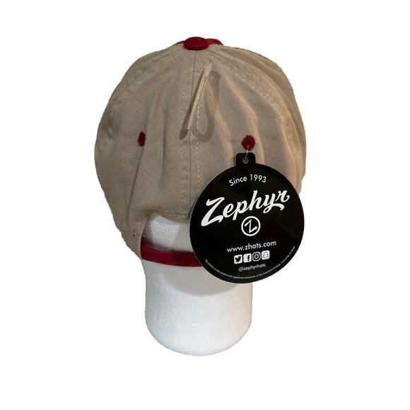 Iowa State Cyclones Tan Red Stitched Zephyr Adjustable Hat New - Picture 4 of 6